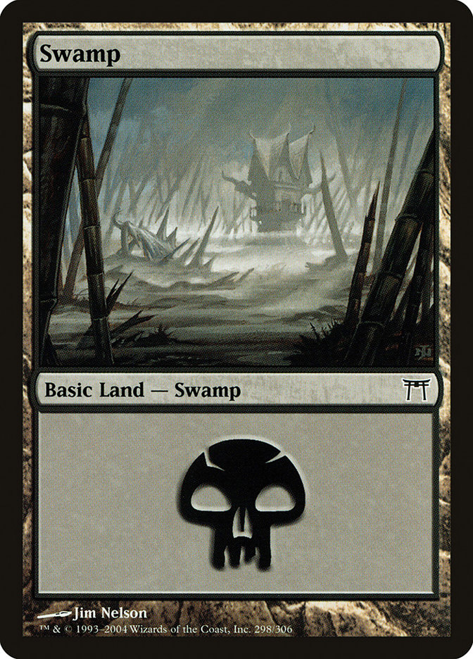 Swamp (298) [Champions of Kamigawa] | Gamer Loot
