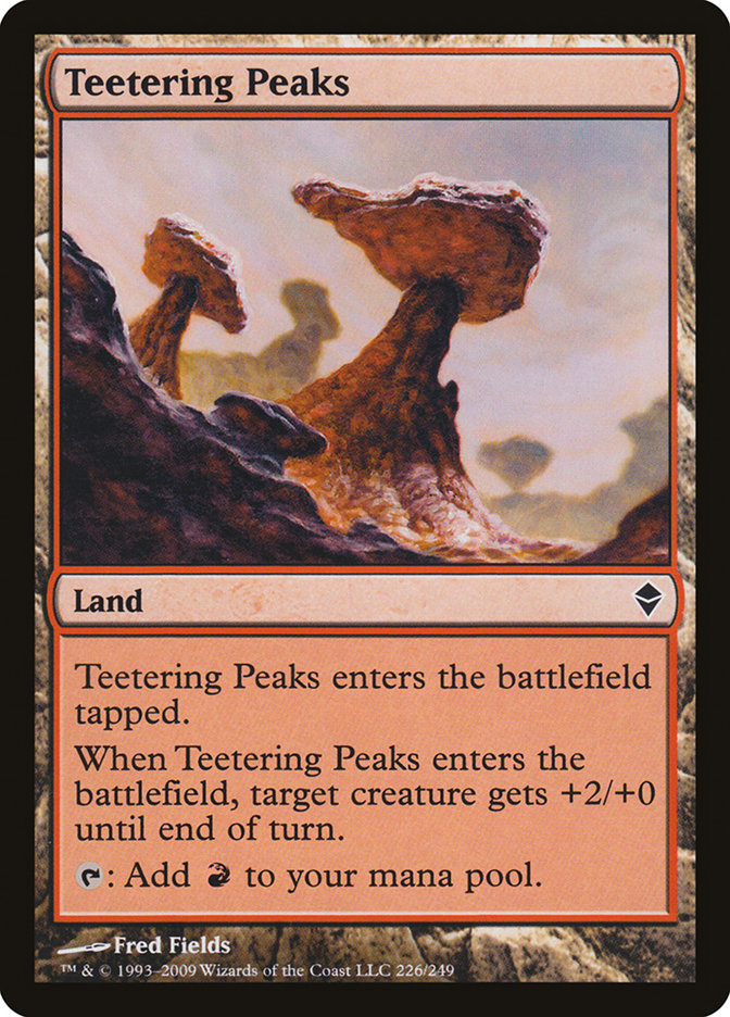 Teetering Peaks [Zendikar] | Gamer Loot