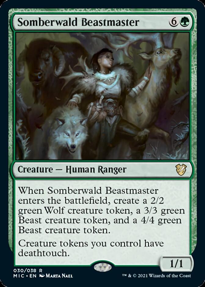 Somberwald Beastmaster [Innistrad: Midnight Hunt Commander] | Gamer Loot