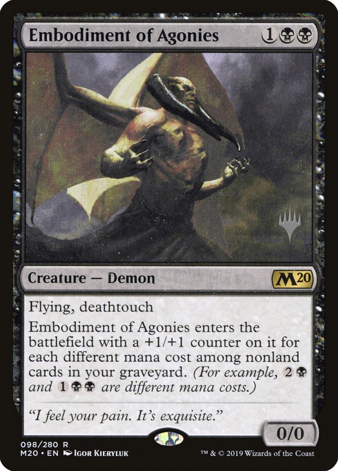 Embodiment of Agonies (Promo Pack) [Core Set 2020 Promos] | Gamer Loot