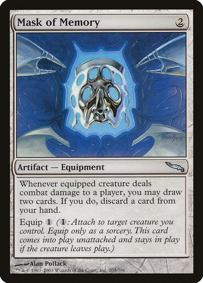 Mask of Memory [Mirrodin] | Gamer Loot