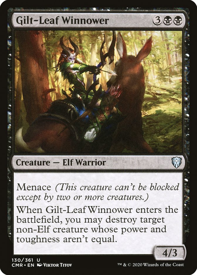 Gilt-Leaf Winnower [Commander Legends] | Gamer Loot