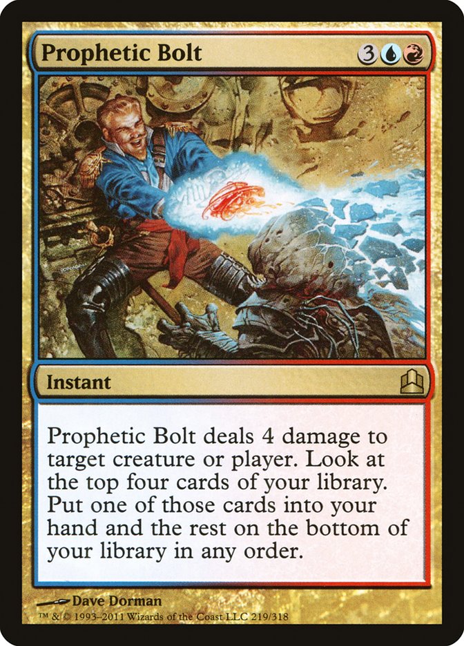 Prophetic Bolt [Commander 2011] | Gamer Loot