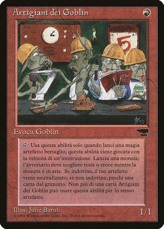 Goblin Artisans (Italian) - "Artigiani dei Goblin" [Rinascimento] | Gamer Loot