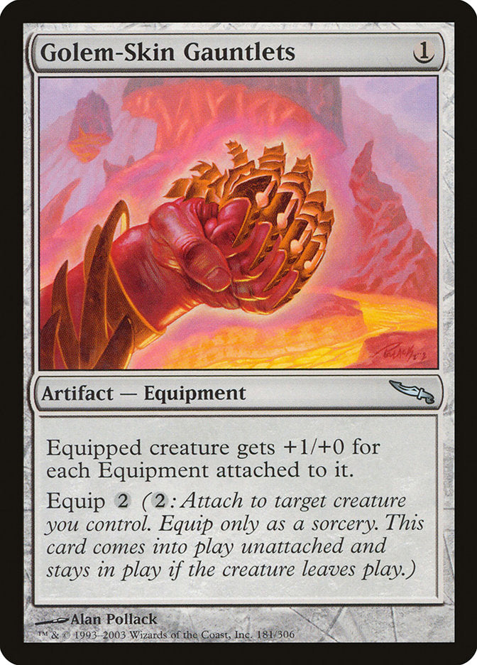 Golem-Skin Gauntlets [Mirrodin] | Gamer Loot
