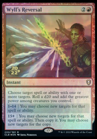 Wyll's Reversal [Commander Legends: Battle for Baldur's Gate Prerelease Promos] | Gamer Loot