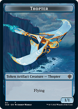 Bird // Thopter Double-Sided Token [Starter Commander Decks] | Gamer Loot