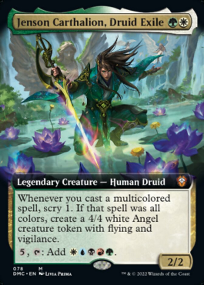 Jenson Carthalion, Druid Exile (Extended) [Dominaria United Commander] | Gamer Loot