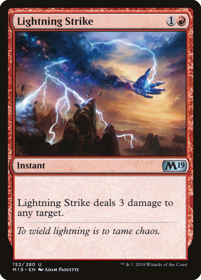 Lightning Strike [Core Set 2019] | Gamer Loot