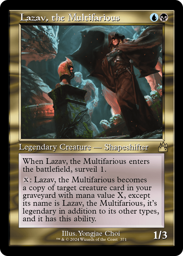 Lazav, the Multifarious (Retro Frame) [Ravnica Remastered] | Gamer Loot