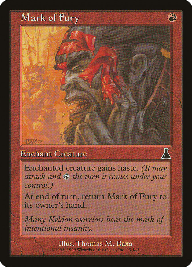 Mark of Fury [Urza's Destiny] | Gamer Loot