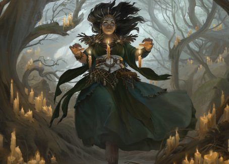 Candlegrove Witch 1 Art Card [Innistrad: Midnight Hunt Art Series] | Gamer Loot