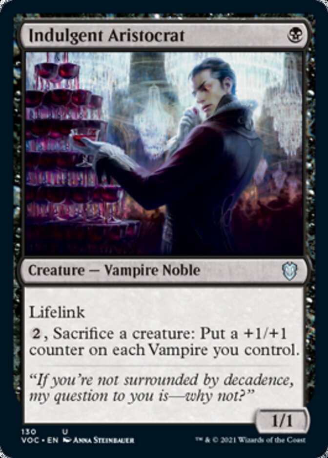 Indulgent Aristocrat [Innistrad: Crimson Vow Commander] | Gamer Loot