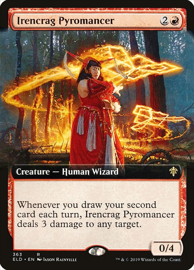 Irencrag Pyromancer (Extended) [Throne of Eldraine] | Gamer Loot