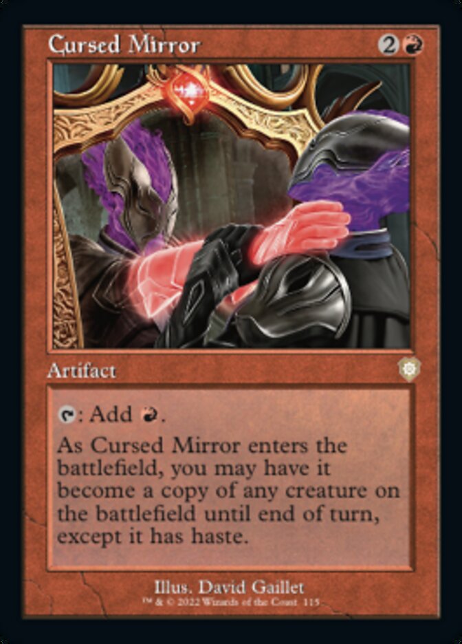Cursed Mirror (Retro) [The Brothers' War Commander] | Gamer Loot