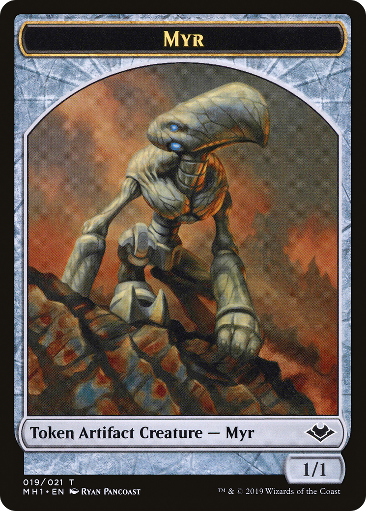 Myr // Thopter Double-Sided Token [Phyrexia: All Will Be One Commander Tokens] | Gamer Loot