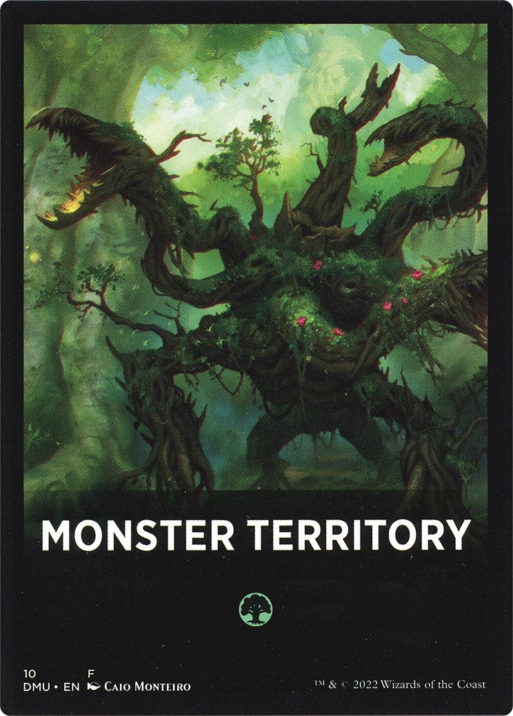 Monster Territory Theme Card [Dominaria United Tokens] | Gamer Loot