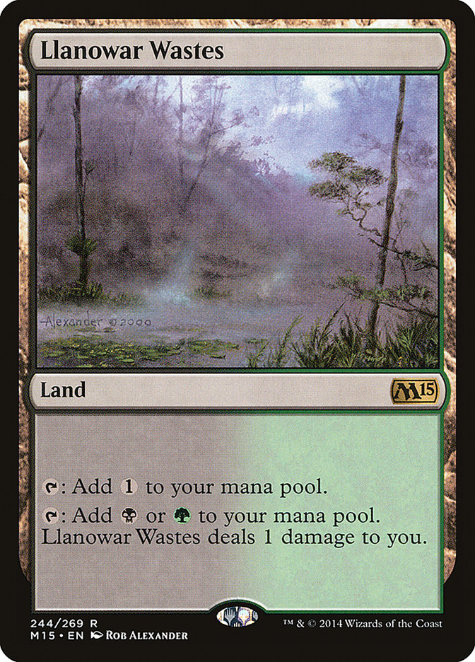 Llanowar Wastes [Magic 2015] | Gamer Loot