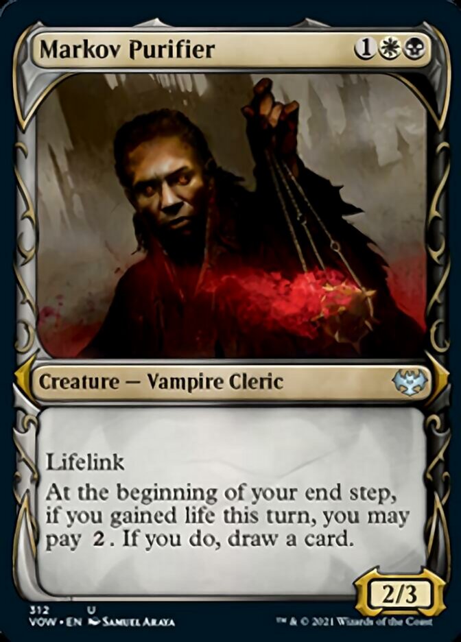 Markov Purifier (Showcase Fang Frame) [Innistrad: Crimson Vow] | Gamer Loot