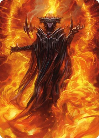 Sauron, the Dark Lord Art Card [The Lord of the Rings: Tales of Middle-earth Art Series] | Gamer Loot