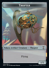 Thopter // Treasure (013) Double-sided Token [Streets of New Capenna Commander Tokens] | Gamer Loot