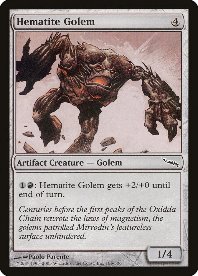 Hematite Golem [Mirrodin] | Gamer Loot