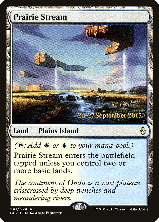 Prairie Stream  [Battle for Zendikar Prerelease Promos] | Gamer Loot