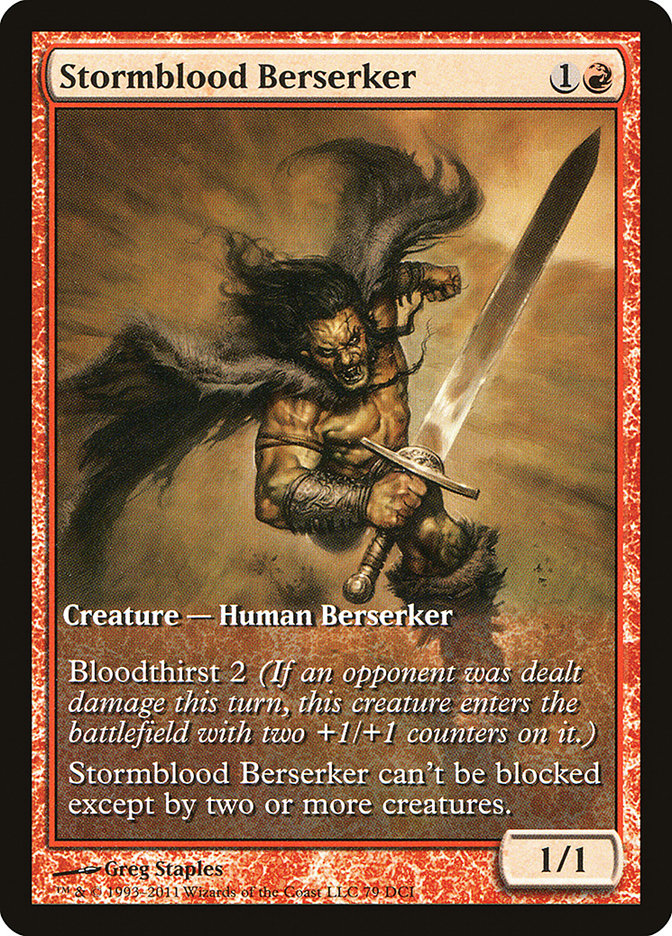 Stormblood Berserker (Extended) [Magic 2012 Promos] | Gamer Loot