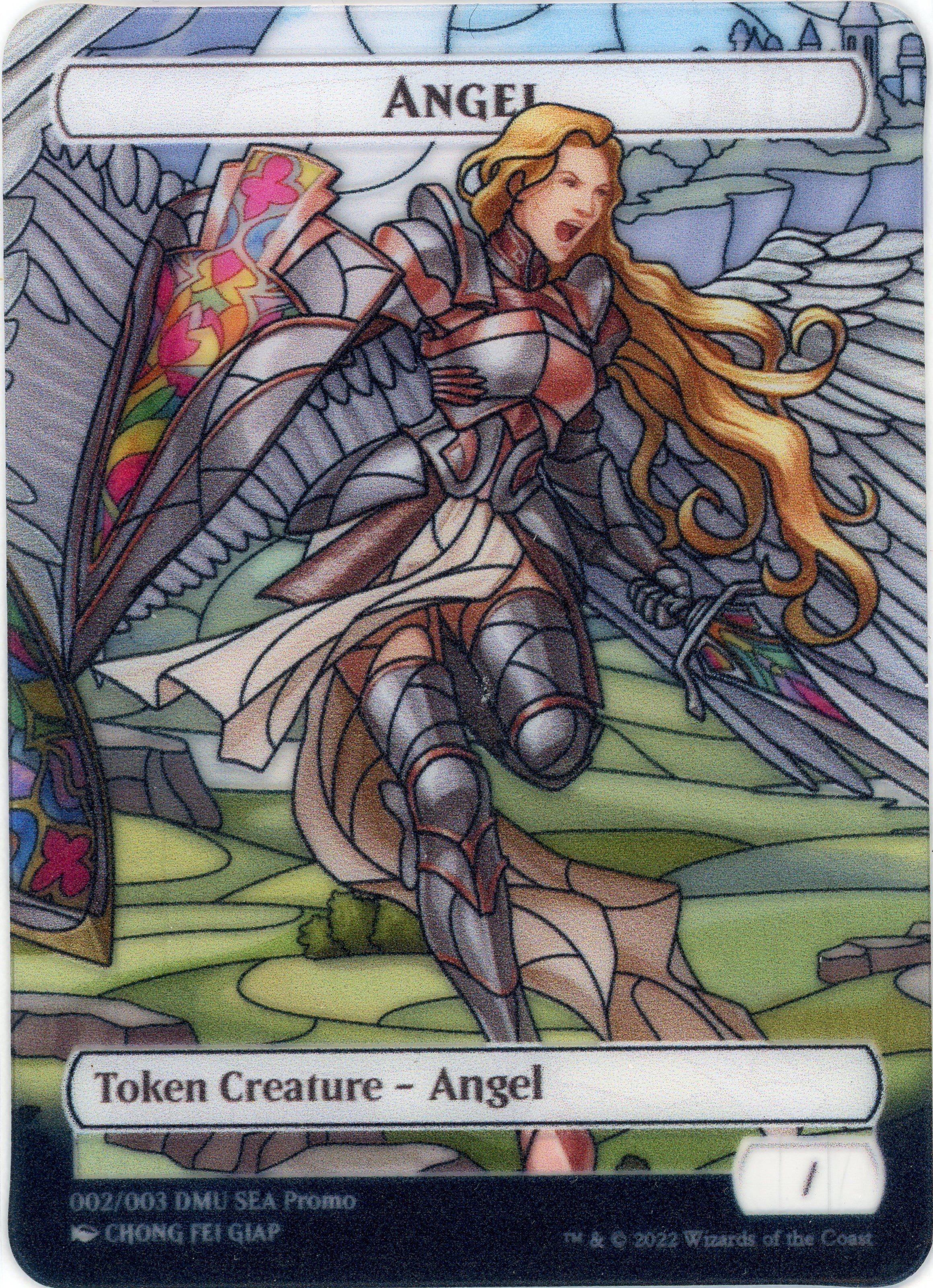 Angel Token (SEA Exclusive) [Dominaria United Tokens] | Gamer Loot