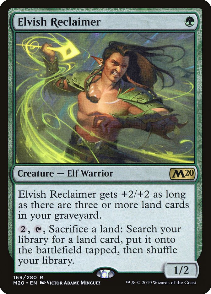 Elvish Reclaimer [Core Set 2020] | Gamer Loot