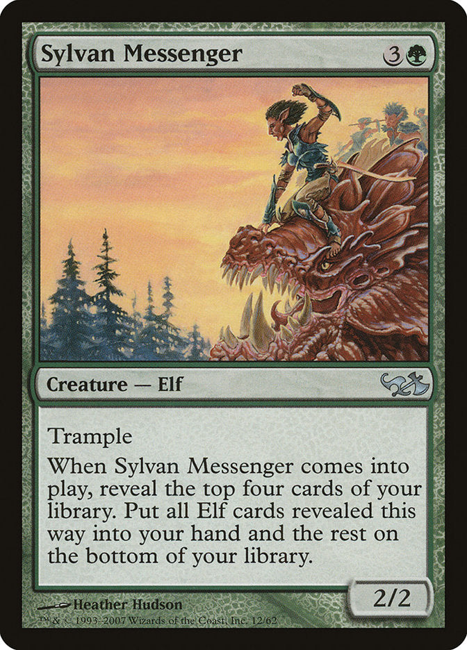 Sylvan Messenger [Duel Decks: Elves vs. Goblins] | Gamer Loot