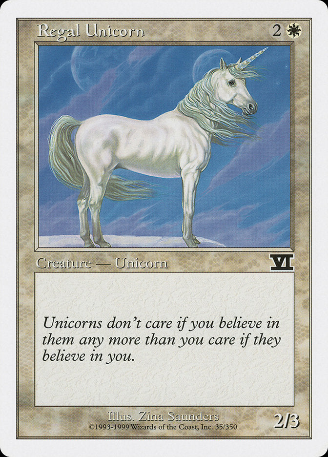 Regal Unicorn [Classic Sixth Edition] | Gamer Loot