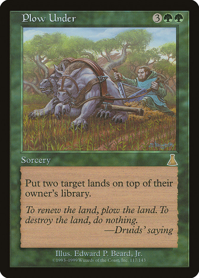 Plow Under [Urza's Destiny] | Gamer Loot