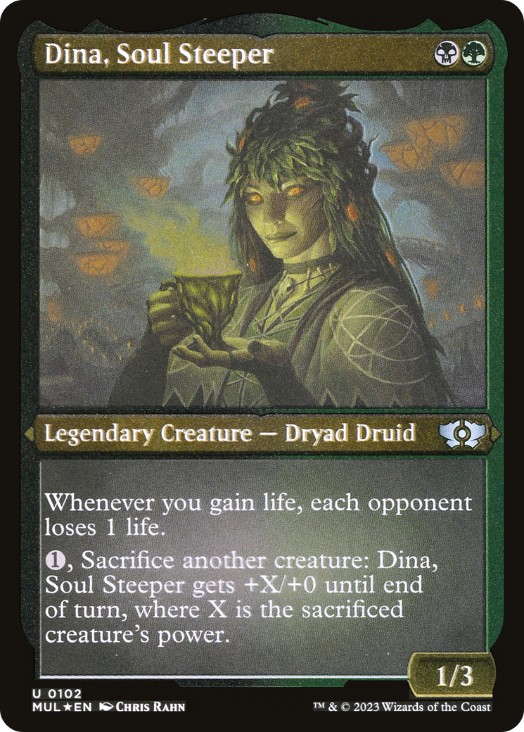 Dina, Soul Steeper (Foil Etched) [Multiverse Legends] | Gamer Loot