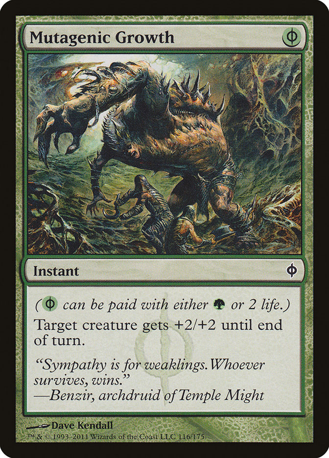 Mutagenic Growth [New Phyrexia] | Gamer Loot