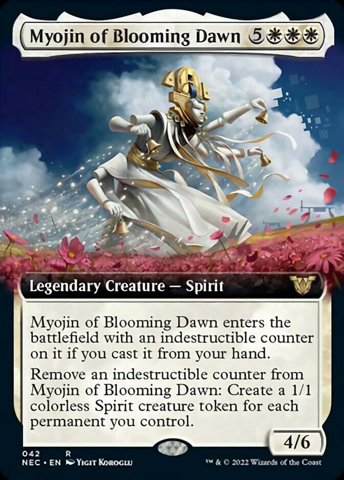 Myojin of Blooming Dawn (Extended) [Kamigawa: Neon Dynasty Commander] | Gamer Loot