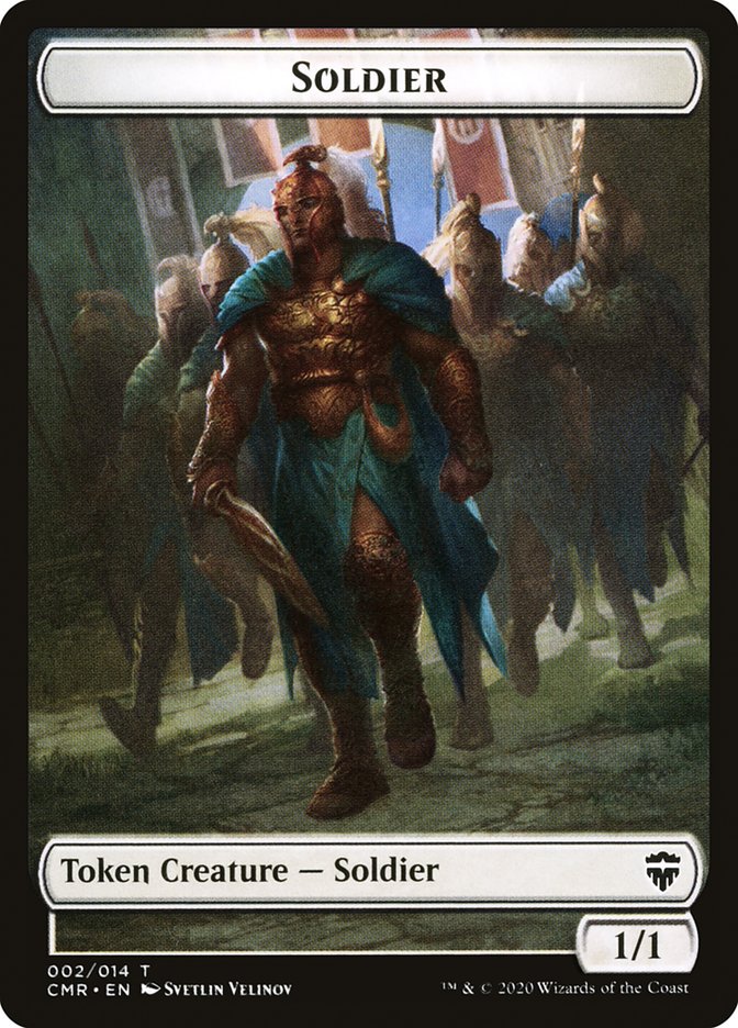 Soldier Token // The Monarch Token [Commander Legends Tokens] | Gamer Loot