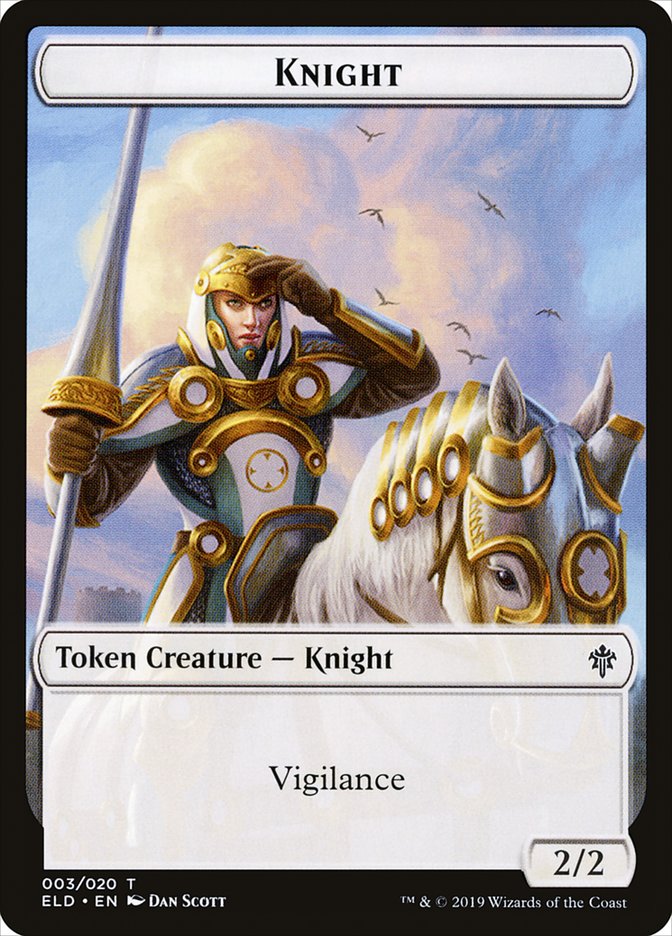 Knight [Throne of Eldraine Tokens] | Gamer Loot