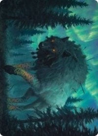 Sarulf, Realm Eater Art Card [Kaldheim: Art Series] | Gamer Loot