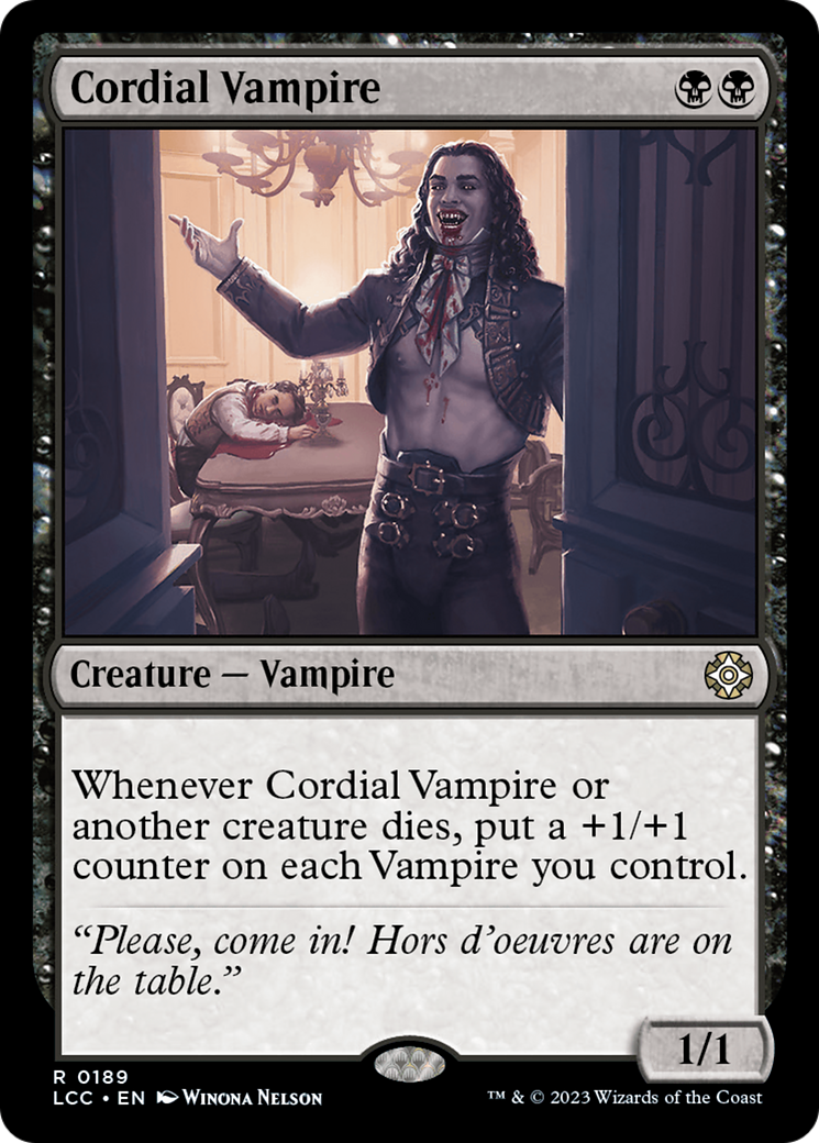 Cordial Vampire [The Lost Caverns of Ixalan Commander] | Gamer Loot