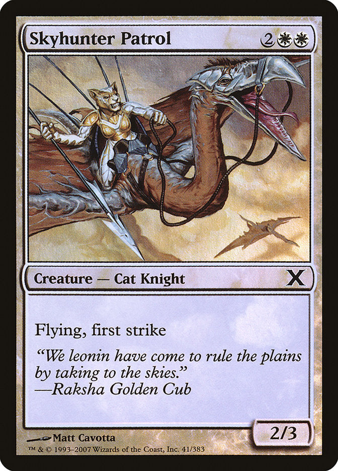 Skyhunter Patrol (Premium Foil) [Tenth Edition] | Gamer Loot