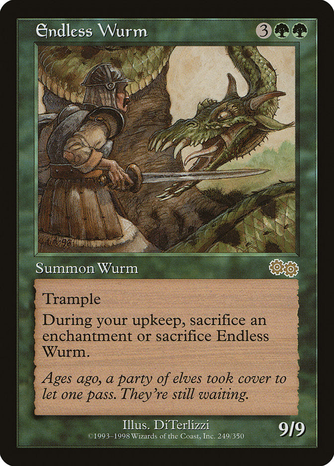 Endless Wurm [Urza's Saga] | Gamer Loot