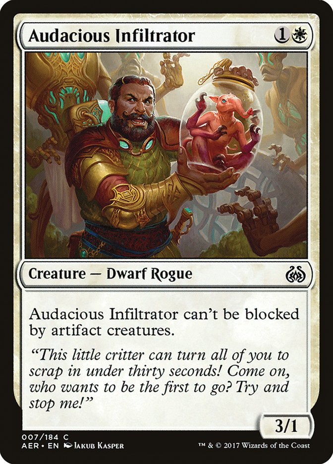 Audacious Infiltrator [Aether Revolt] | Gamer Loot