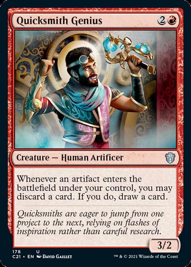 Quicksmith Genius [Commander 2021] | Gamer Loot