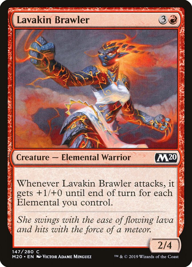 Lavakin Brawler [Core Set 2020] | Gamer Loot