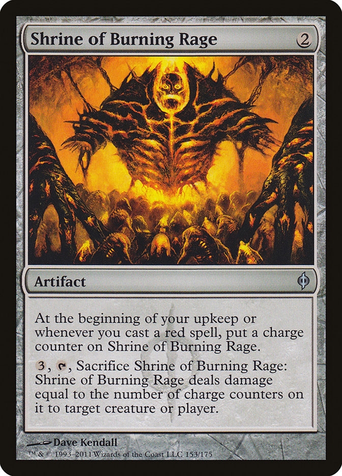 Shrine of Burning Rage [New Phyrexia] | Gamer Loot