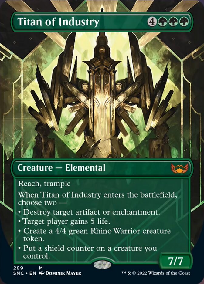 Titan of Industry (Borderless Alternate Art) [Streets of New Capenna] | Gamer Loot