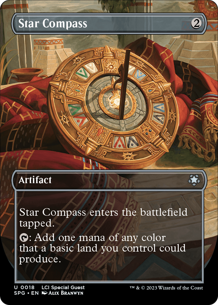 Star Compass (Borderless) [The Lost Caverns of Ixalan Special Guests] | Gamer Loot