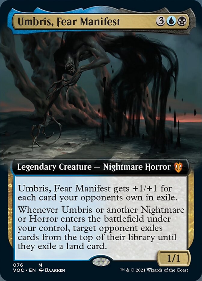 Umbris, Fear Manifest (Extended) [Innistrad: Crimson Vow Commander] | Gamer Loot