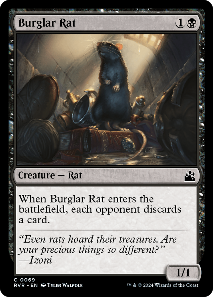 Burglar Rat [Ravnica Remastered] | Gamer Loot